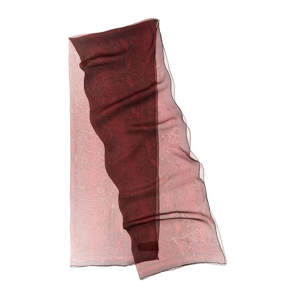 Givenchy Logo Silk Scarf, Red